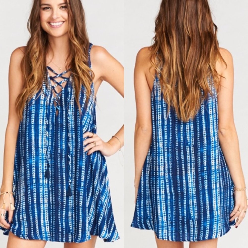 Show Me Your Mumu | Rancho Mirage Lace Up Tunic S
